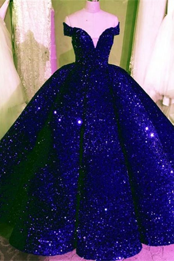 slim fit dress slacks Royal Blue Sequin Keyhole Straps Mermaid Long Prom Dress with Slit – Modsele main image 1