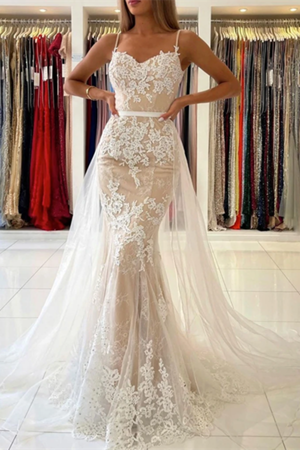 Kateprom Elegant V Neck Mermaid Open Back Champagne Lace long Prom Dre kateprom Kateprom Elegant V Neck Mermaid Open Back Champagne Lace long Prom Dre kateprom