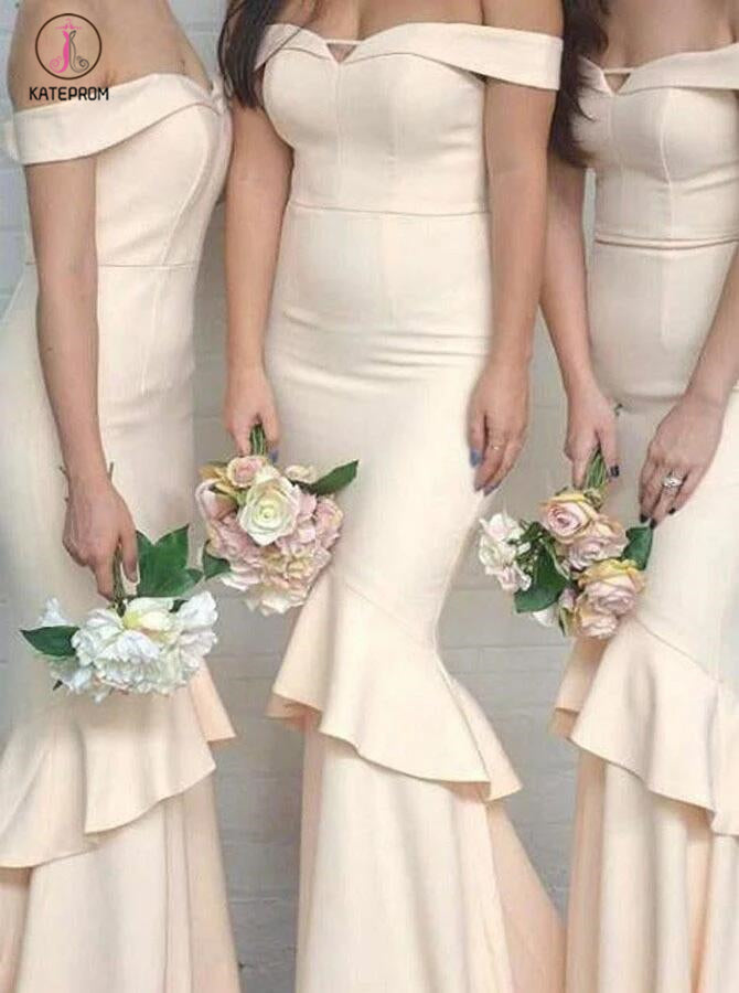 knee length dresses for ladies Buff Cream Wedding Dress| Wedding Gowns L / Cream / Lace main image 1