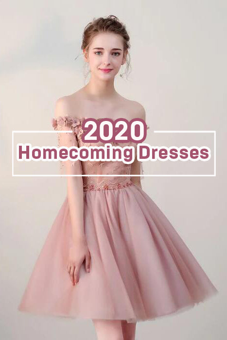 mini homecoming dresses long sleeve Pink Beads Pearl Sequins Short Party Dress, A-Line Strapless Evening Party Dress US 4 / Pink main image 1