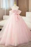 Off the Shoulder Pink Floor Length Long Prom Dresses, Off Shoulder Pink Long Formal Evening Dresses
