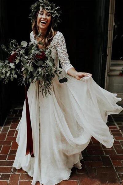 Amazon.com: Bbonlinedress Womens White Wedding Dress Lace Chiffon  Bridesmaid Prom Evening Party Gowns Maxi 2023 Dress White S : Clothing,  Shoes & Jewelry