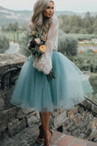 White Lace Two-Piece Long Sleeves Homecoming Dress with Tutu Skirt KPH0120