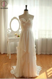 High Low Tiered Layers Custom Made Bridal Wedding Dress KPW0006