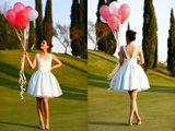 Kateprom Straps Mini Party Dresses Romantic Homecoming Dresses Graduation Dress KPH0571