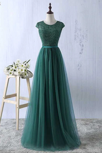 Kateprom Sexy Green Prom Dress,Tulle Prom Dresses ,Long Evening Dress,Green Formal Dress,Prom Dressses KPP1564