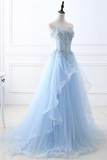 Chic Prom Dresses Sweetheart A Line Floor Length Prom Dress KPP1702