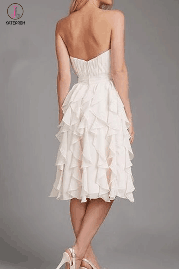 floral knee length summer dresses Pleated Floral Printed Tie Neck Knee Length Dress main image 0