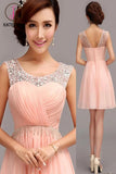 A-Line Chiffon Short Prom Dress Homecoming Dress KPH0045