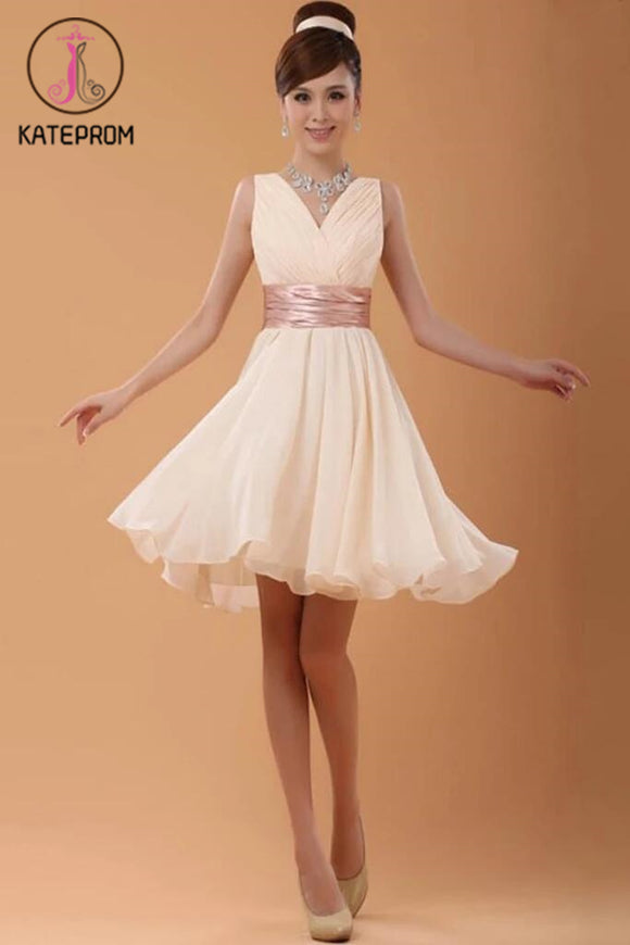 Charming V-Neck Short Prom Dress Homecoming Dress KPH0047