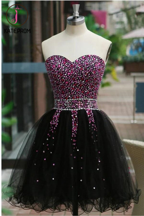 Sexy Sequins Beaded Sweetheart Prom Dress Homecoming Dress KPH0070