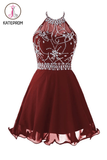 Hot Pink Chiffon New Star Prom Dresses Homecoming Dresses KPH0098