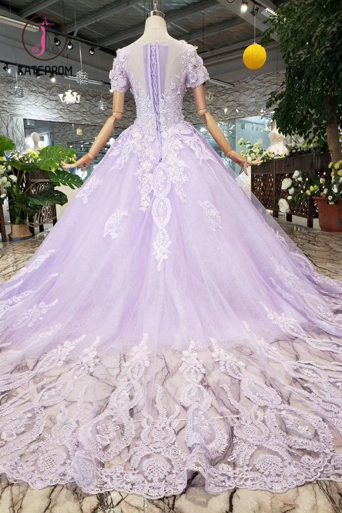 fitted lace wedding dress OSTTY main image 0