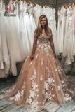 Kateprom Ball Gown Long Tulle Off the Shoulder Tulle Quinceanera Dress with Lace Appliques KPP1017