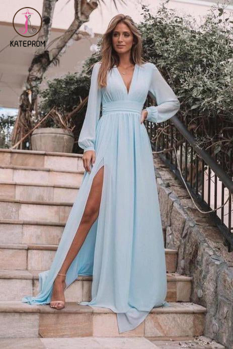 Ashley Lauren 4438 Size 4, 6 Royal/Turq Cocktail Dress Long Sleeves Fr –  Glass Slipper Formals