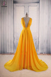 V-Neck Sexy Long Prom Dress Evening Dress KPP0075