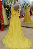 Charming Backless Long Chiffon Prom Dress KPP0080