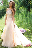 Halter A-Line Long Prom Dress Evening Dress KPP0087