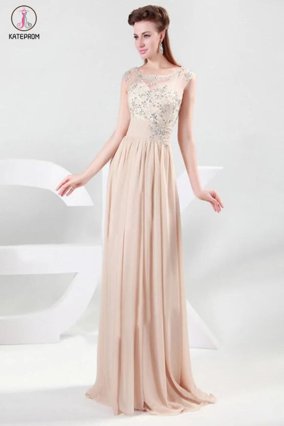 Charming Chiffon Long Prom Dress Evening Dress KPP0091