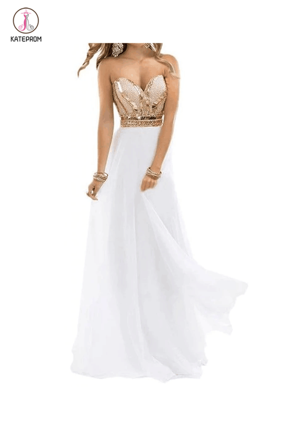 Sweetheart Long Prom Dress Charming Evening Dress KPP0100
