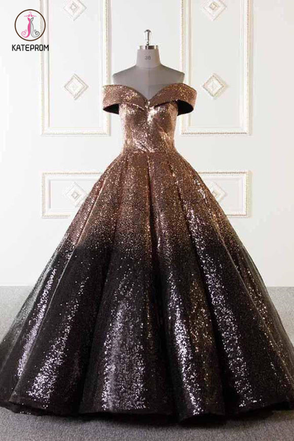 Luxury Sparkly Ball Gown Dresses Ombre Sequins Floor Length Prom Eveni kateprom Luxury Sparkly Ball Gown Dresses Ombre Sequins Floor Length Prom Eveni kateprom