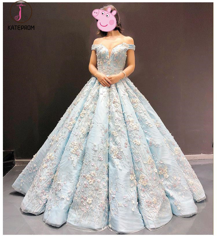 sachin and babi light blue dress Light Blue Lace Quinceaera Dress with Removable Sleeves