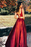 Two Piece High Split Prom Dress with Lace Bodice, Charming Flowy Evening Dresses KPP0810