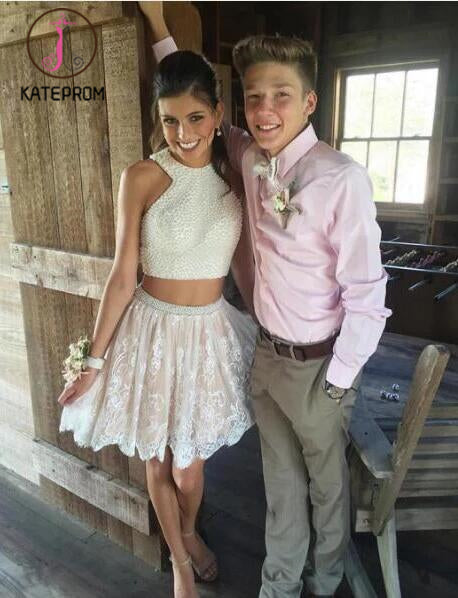 white dress prom couple Asymmetrical Diamond Cut Out White Satin Prom Dress